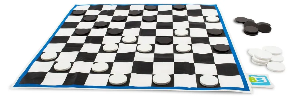 Jeu de Dames en Bois Deluxe BS Toys - Plateau de Stratégie Classique