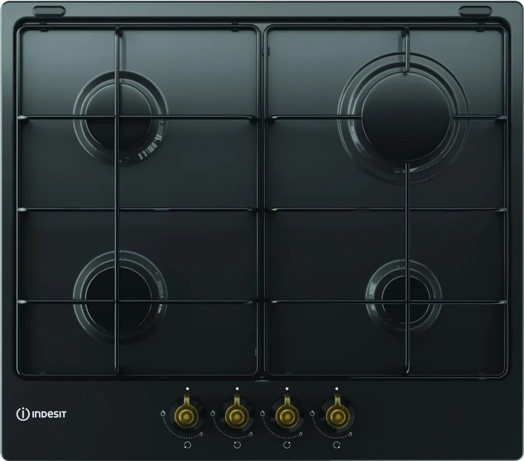 Plaque de cuisson gaz 4 feux Indesit anthracite idéale cuisine familiale