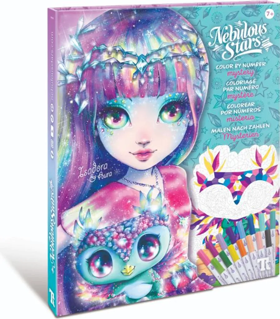 Kit créatif de coloriage par numéros Étoiles Nébuleuses pour enfants