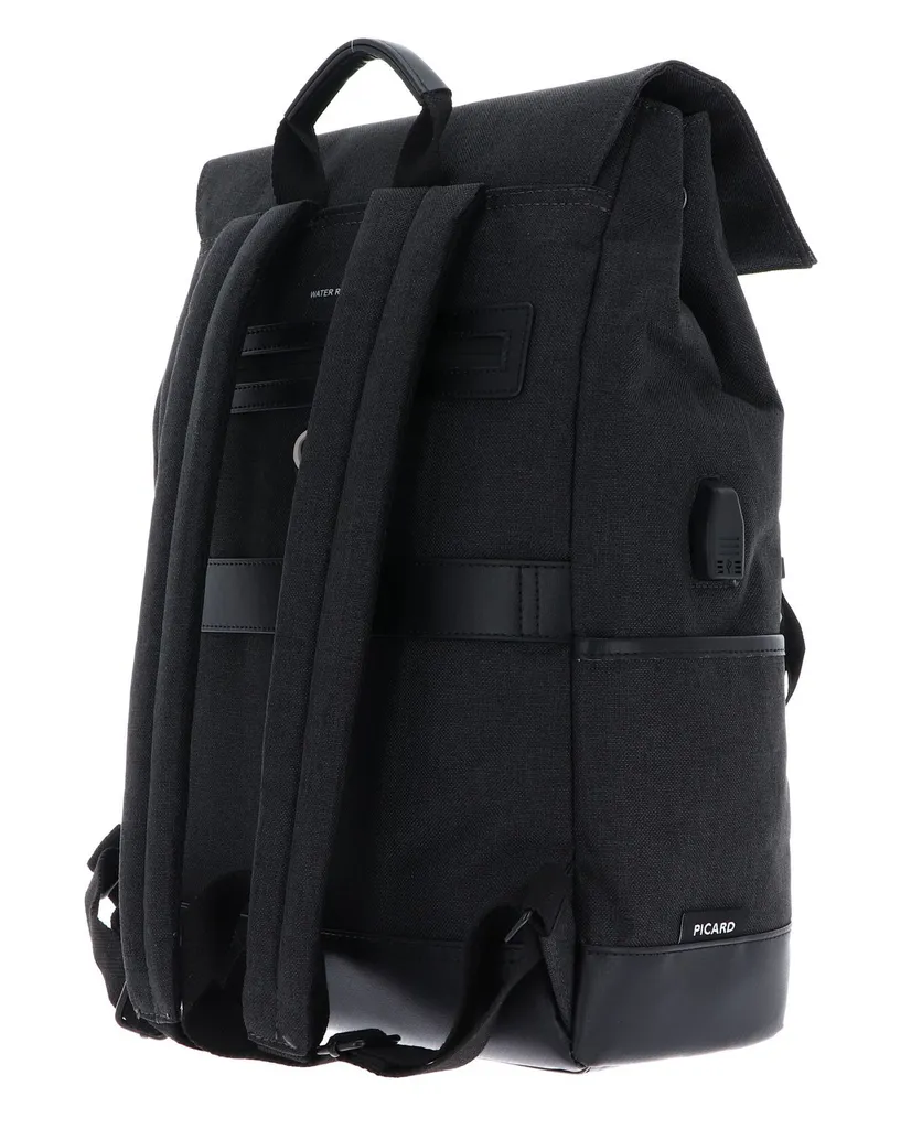 PICARD Speed Backpack Black | Zaino Porta PC 13" con Porta USB - 4