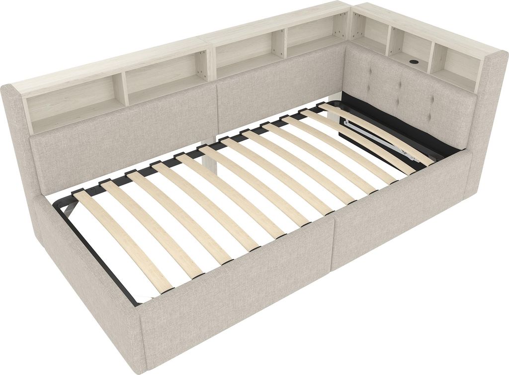 okwish Rozkládací postel 90×200 Denni postel bez matrace s Obrázek produktu 