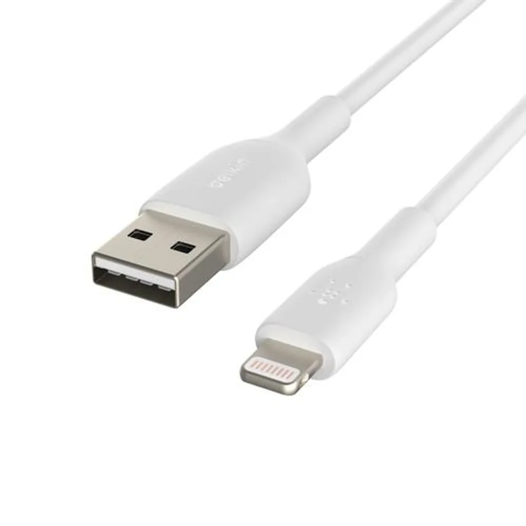 Câble Lightning 1m Belkin robuste blanc USB-A haute performance x2 - 10