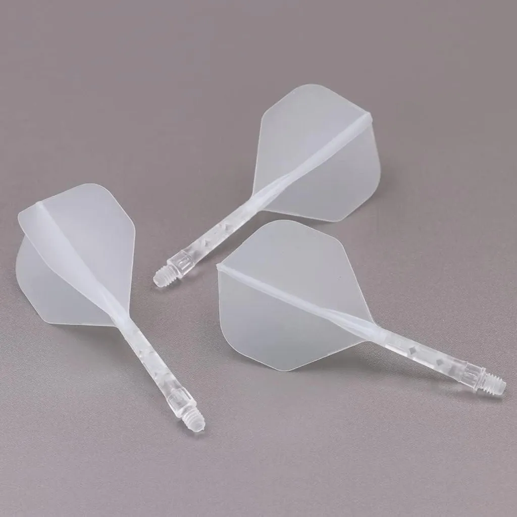 Jeu de 3 fléchettes Ice Flight M-70mm avec ailettes intégrées standard