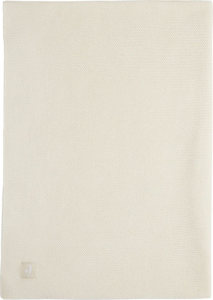 Jollein Kinderbettdecke Basic Knit Ivory 100 x 150 cm Stilvolle gestrickte Decke