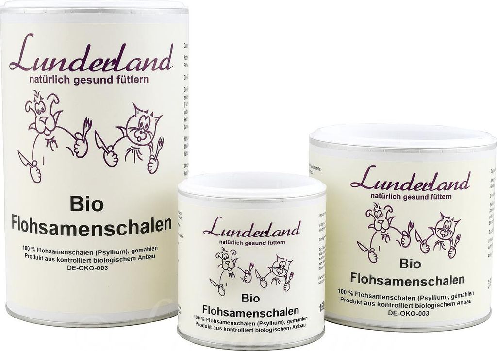 Lunderland -Flohsamenschalen 350 g Produktbild 