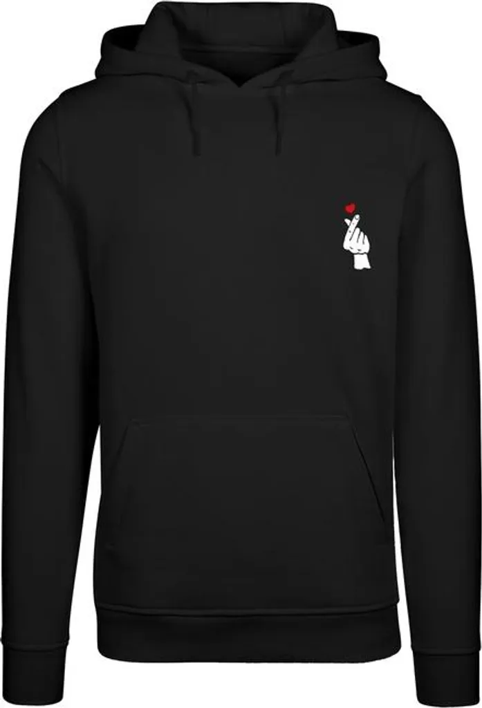 T-shirt urbain Mr. Tee Love Sign 2.0 noir XS idéal pour un style quotidien