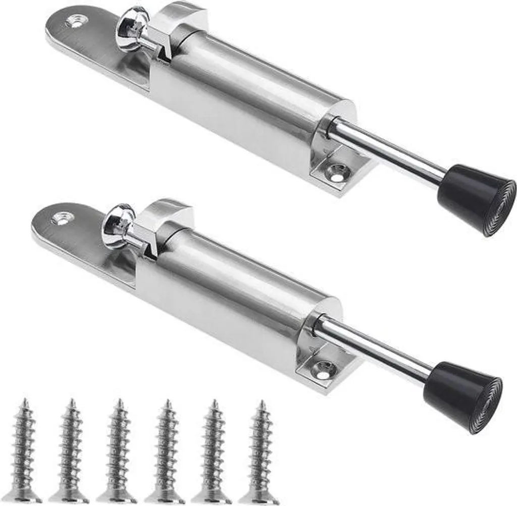 Stop porte Kickdown anti-claquement réglable et robuste - Lot de 2