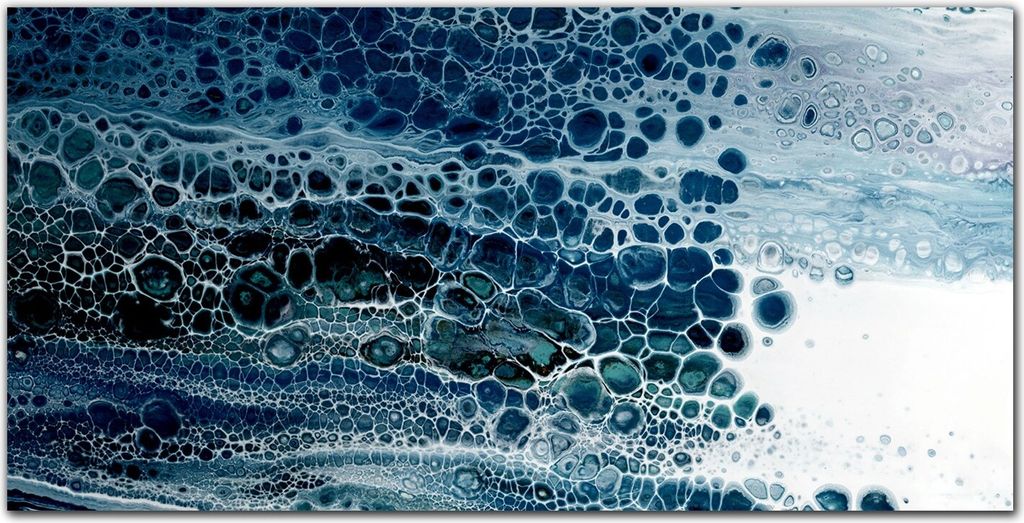 Coloray Küchenrückwand 100x50 Spritzschutz aus Glas - Aquarell