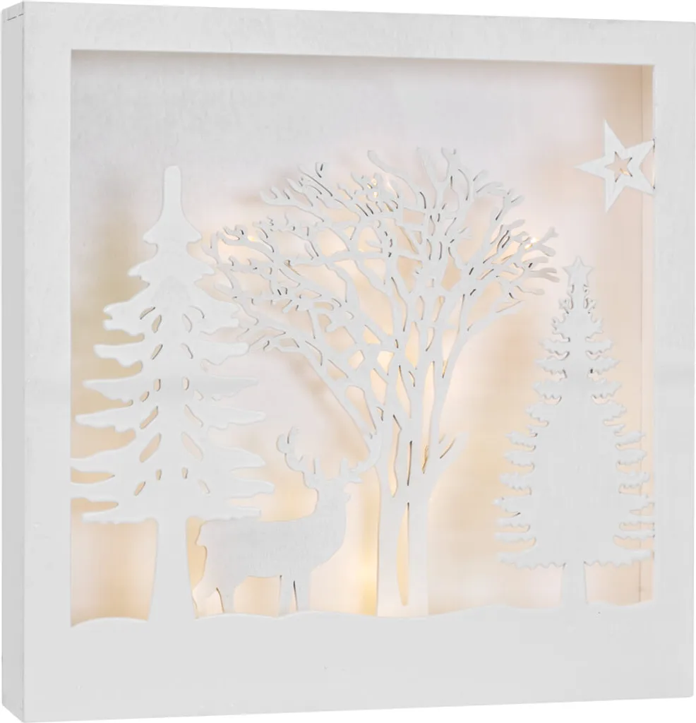 Centre de Table Noël Forêt FOLKABO - Décoration Lumineuse pour Réveillon
