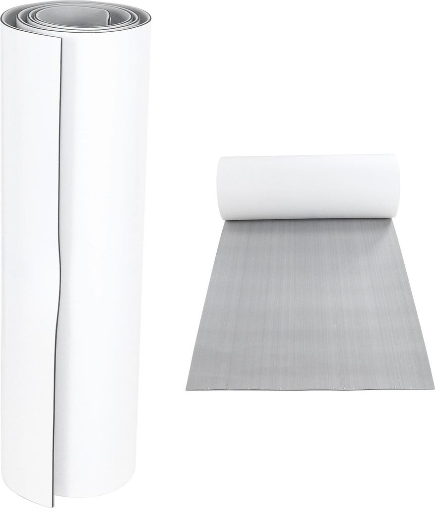 Rutschfeste EVA-Schaum-Terrassenmatte, selbstklebende Bodenmatte für Marine, Boot, Yacht, Wohnmobil, 90 x 240 cm