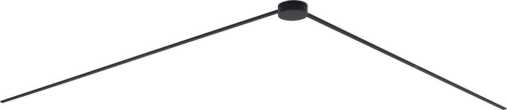 QAZQA - Modern Modernes Schienensystem I Spotlight I Deckenspot I Deckenstrahler I Strahler schwarz 1-phasig 400 cm mit rundem Netzteil - Magnetic ...