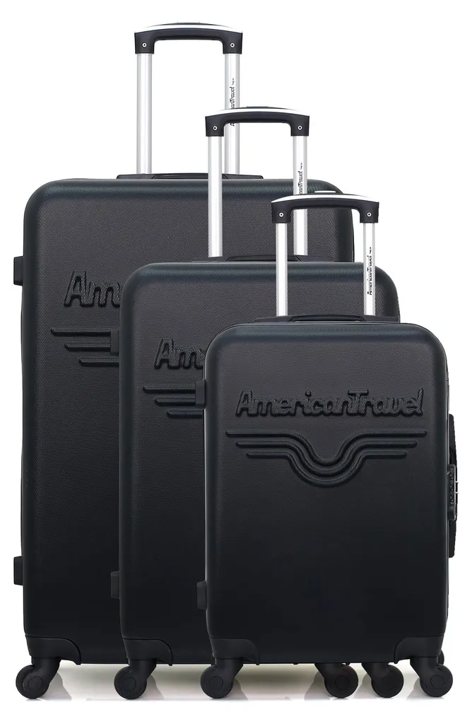 Lot de Valises Rigides CHELSEA AMERICAN TRAVEL - Set de Voyage de 3 Pièces