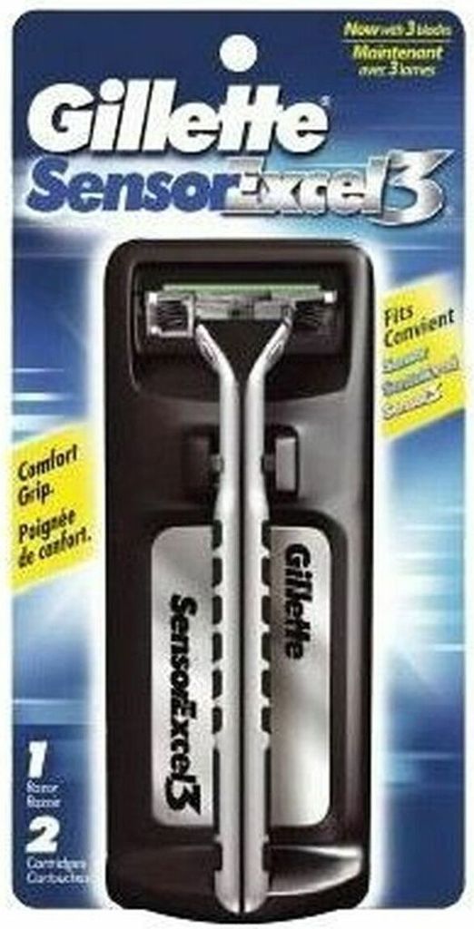 Maszynka do golenia Gillette Sensor Excel + 2 ostrza Zdjęcie produktu 7