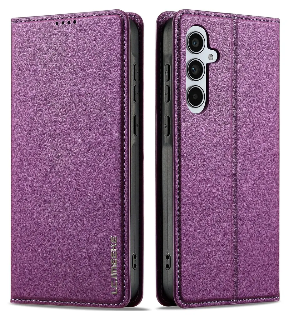 Custodia Samsung A54 5G con Porta Carte Viola - Antiurto e Pratica