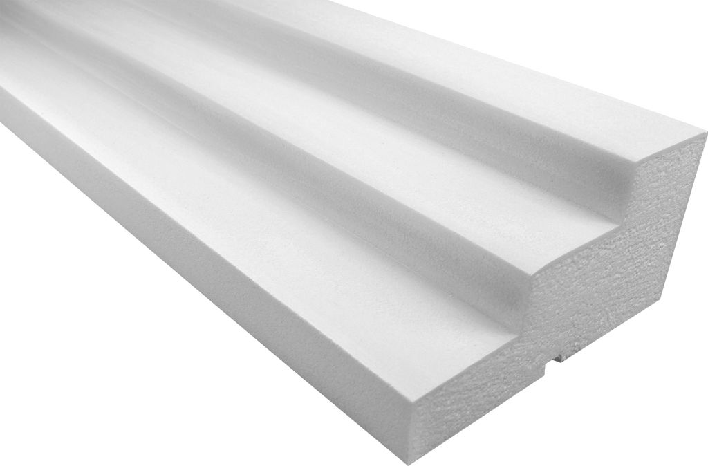 2 Meter | Fassade | Gesims | EPS | Polyurethan| stoßfest | 110x210mm | KC124