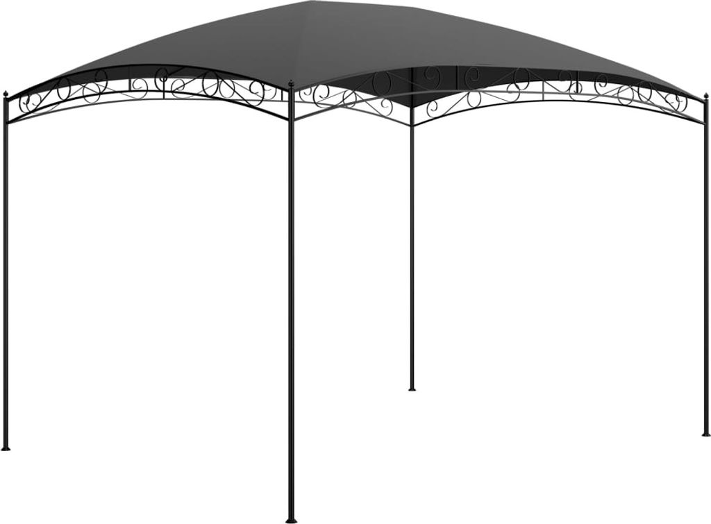 The Living Store Pavillon 3x4x2,65 m Anthrazit 180 g/m²