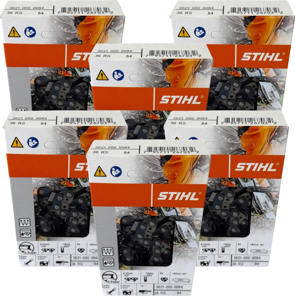 Catena Stihl 6x 3/8" Rapid Super (RS) 63 cm 3/8" 1,6 mm 6 Immagine del prodotto 