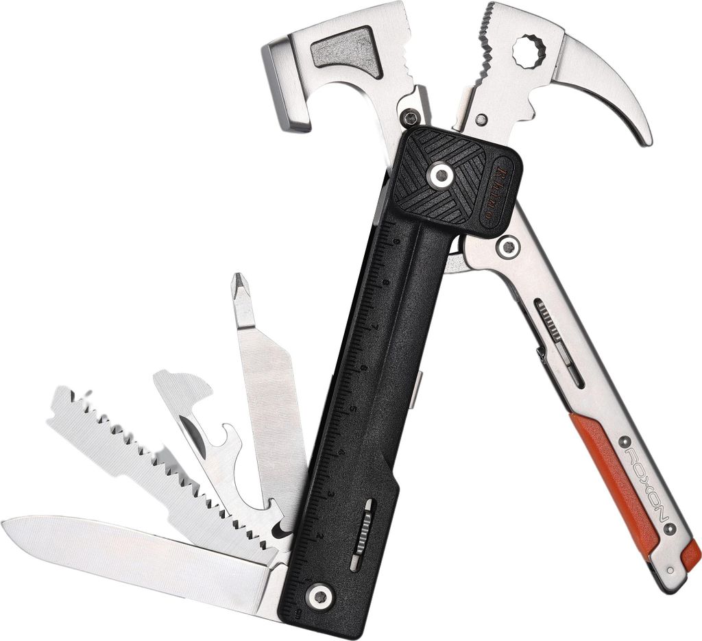 Roxon H1 Rhino Hammer Tool 17in1 schwarz/silber
