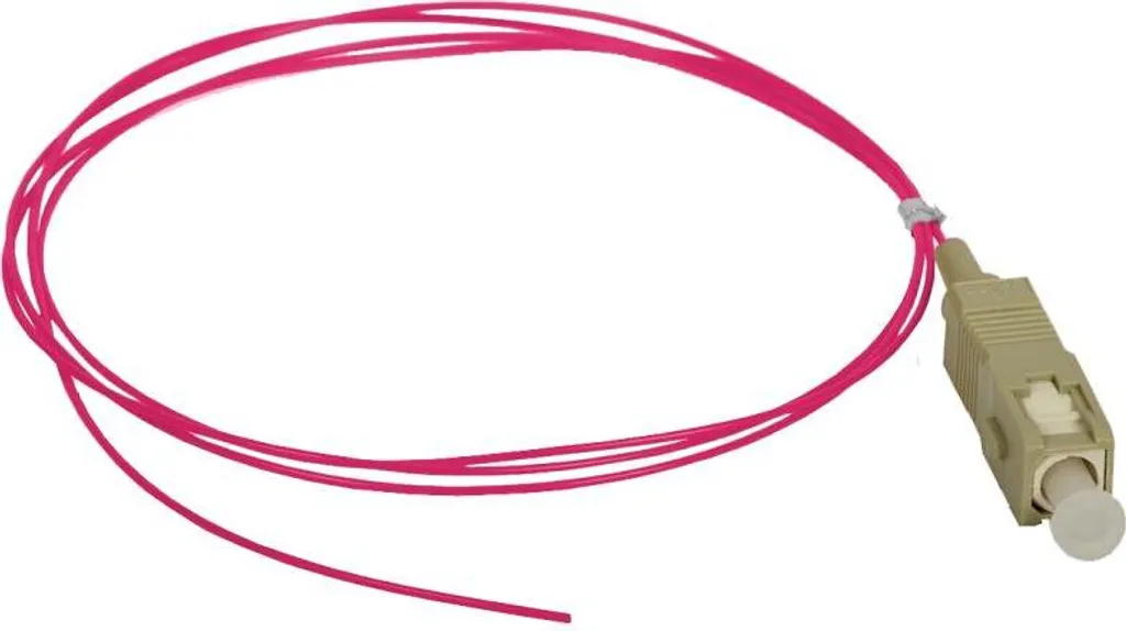 Pigtail Fibre Optique ALANTEC MM OM4 SC 2m LSOH Violet Haute Qualité