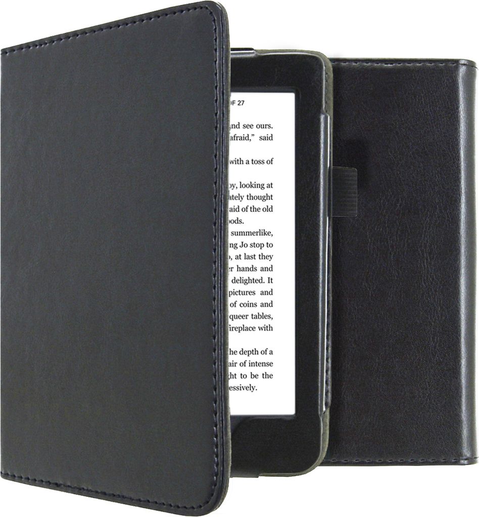 imoshion Vegan Leather Klapphülle Kobo Nia - Schwarz