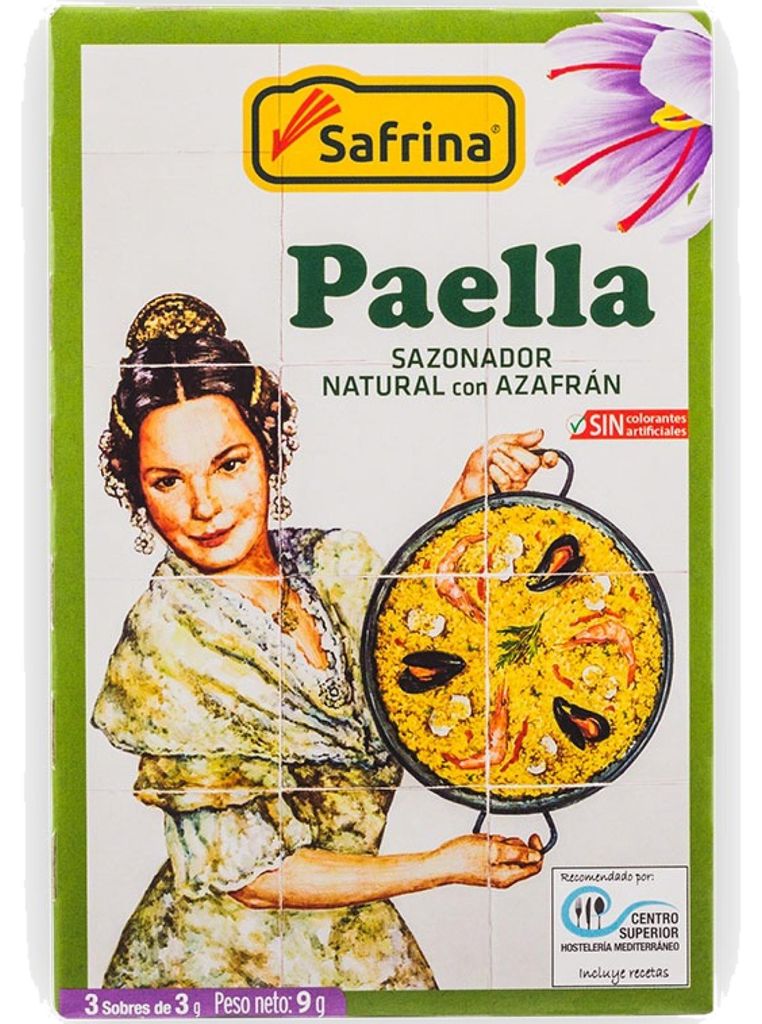 Miscela di spezie per paella, 3 bustine da 3 g Immagine del prodotto 