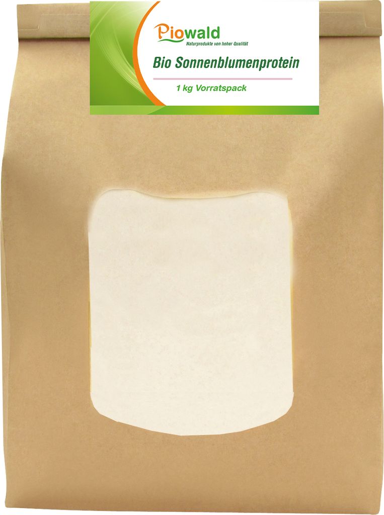 Piowald   Sonnenblumenprotein - 1 kg Vorratspack Produktbild 