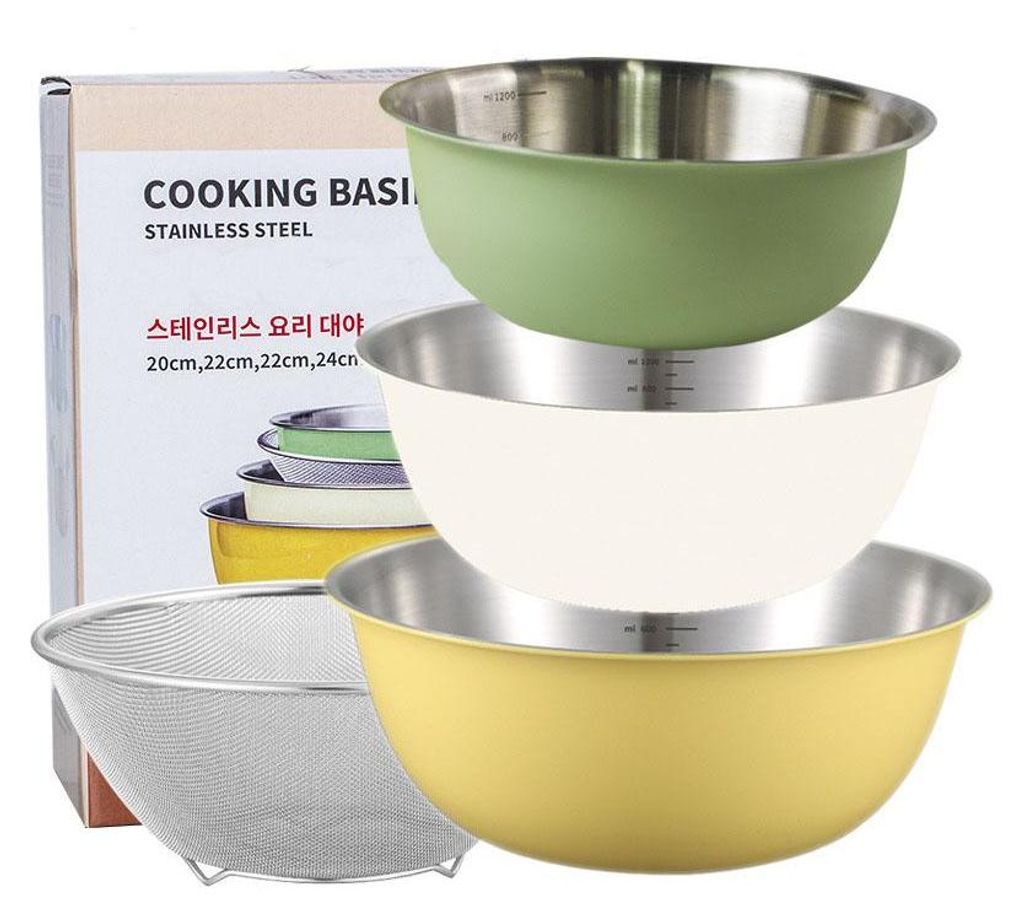 Gourmet-Schüssel-Set Backen Eierrührschüssel, passend für Produktbild 