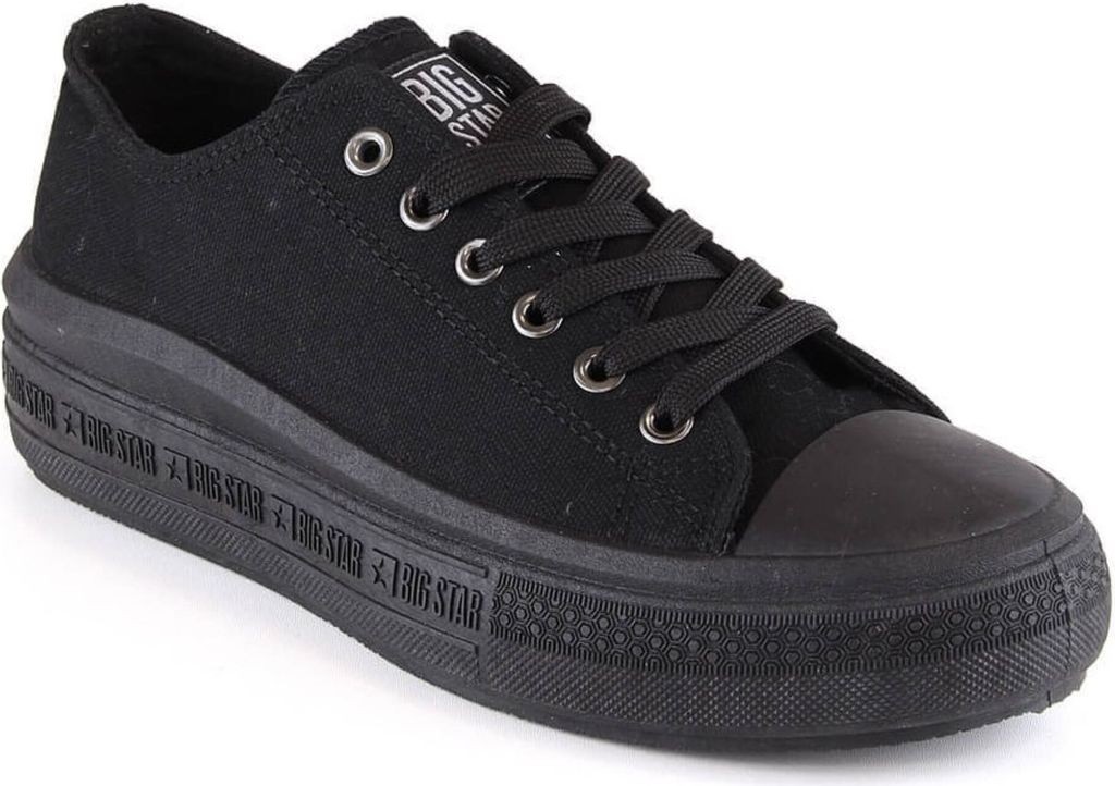Damen-Turnschuhe Mit Big Star-Plattform LL274A176 Schwarz 37