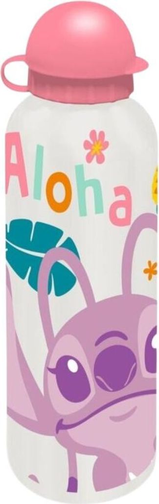 Lilo & Stitch Trinkflasche 500 ml aus Aluminium für Kinder Weiß