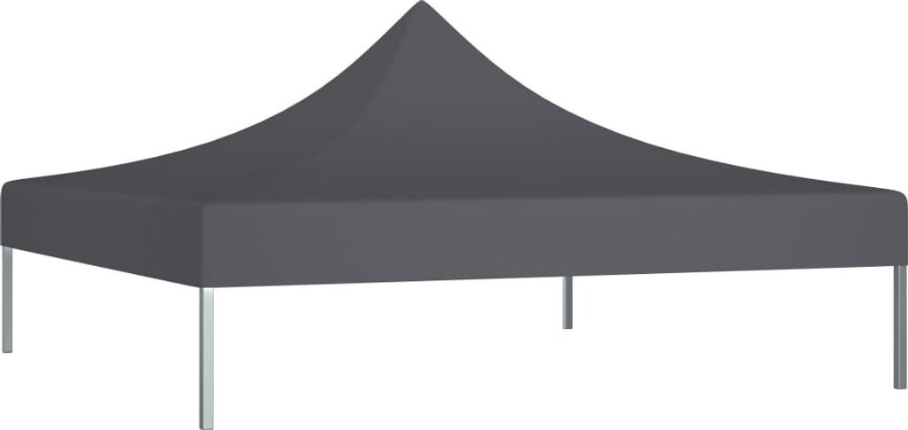 vidaXL Partyzelt-Dach 2x2 m Anthrazit 270 g/m² Produktbild 