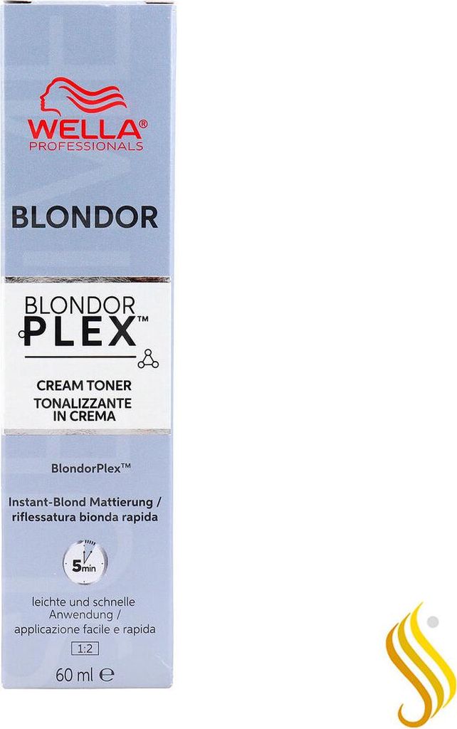 Wella Blondor Plex Cream Toner Lightest Pearl /16 60ml - permanente Tönungsfarbe