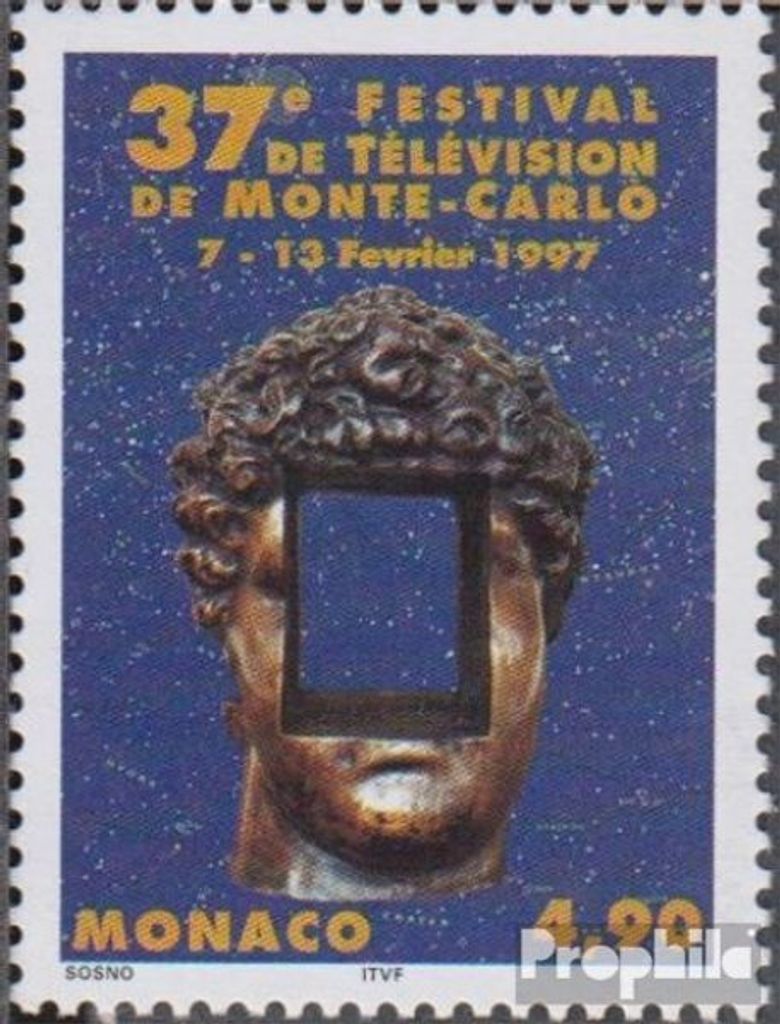 Briefmarken Monaco 1996 Mi 2331 (kompl.Ausg.) postfrisch Fernsehfestival