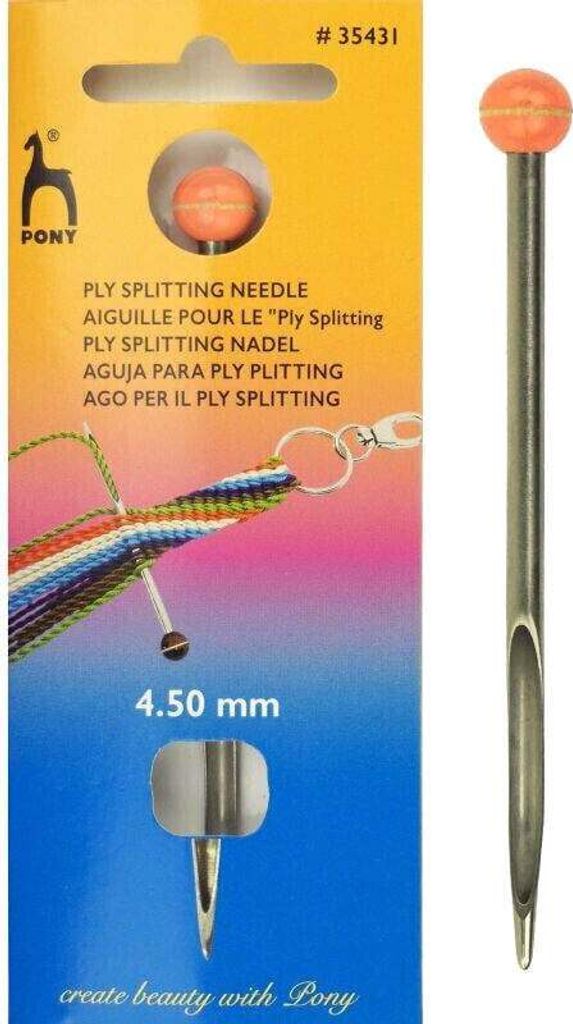 Pony Ply Splitting Needle 4,5 mm Strickwerkzeug Produktbild 