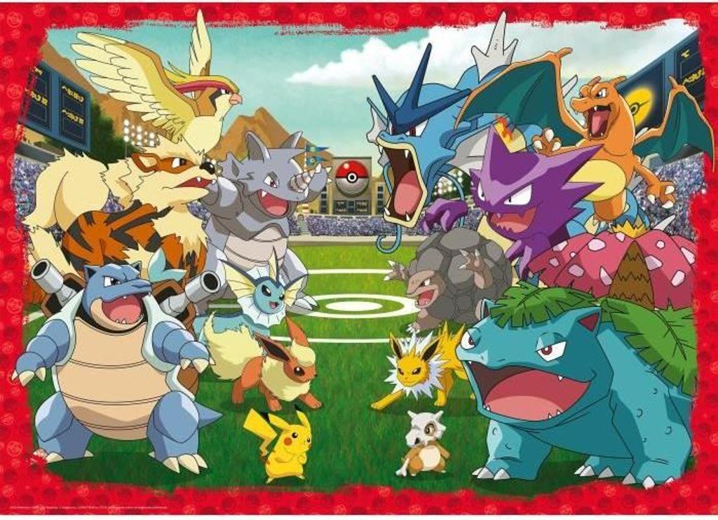 Ravensburger-Puzzle 1000 Teile-Pokémon-Kampf-Erwachsene & Kinder ab 14 Jahren-Hochwertiges Puzzle-12000628