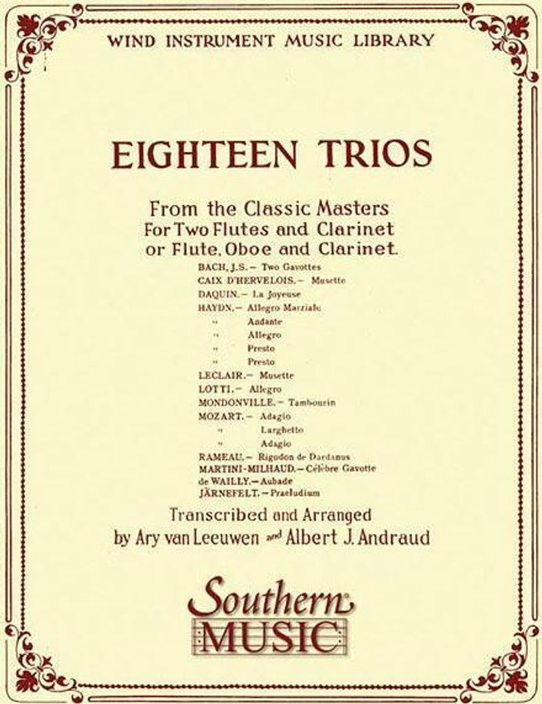 18 Trios (Complete) From Class