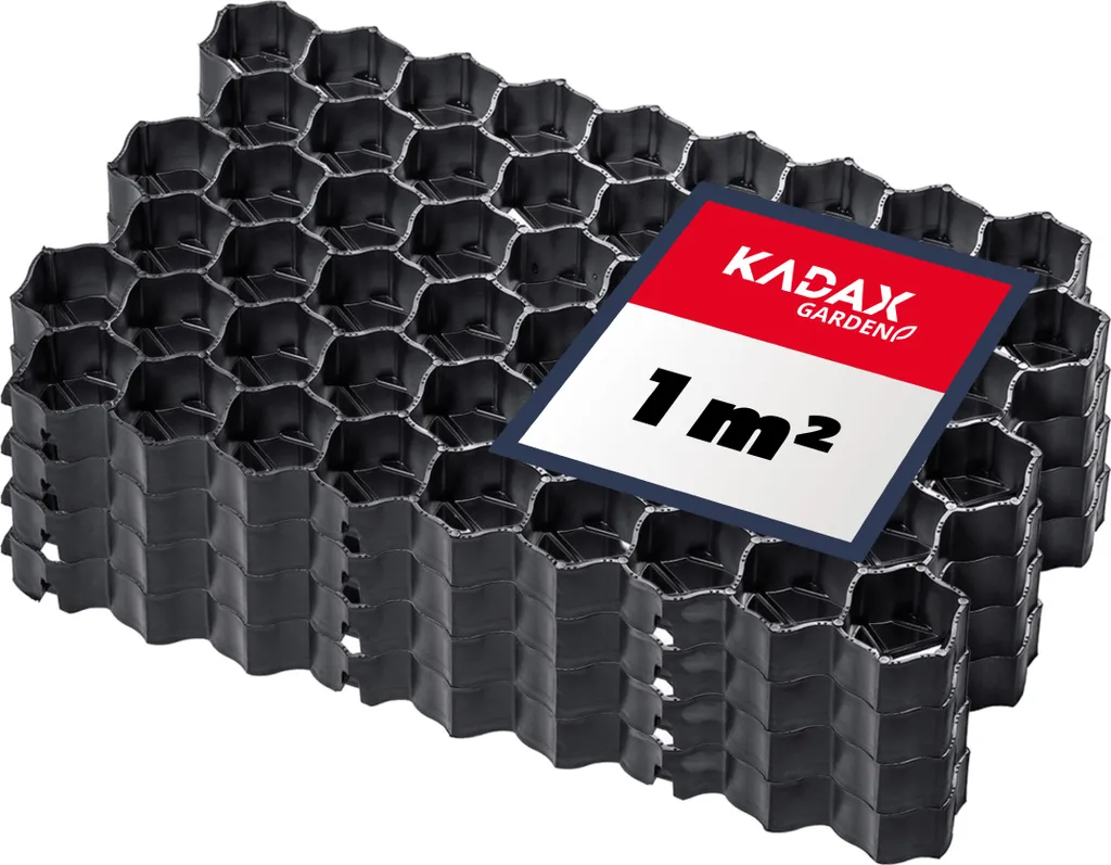 Dalles stabilisatrices pour parking et paddock noir 60x40cm lot de 4