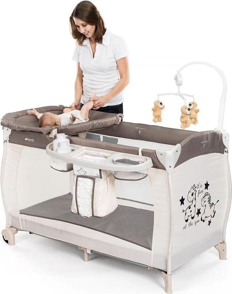 Lit de voyage compact Hauck Babycenter Zoo contre le mal de dos