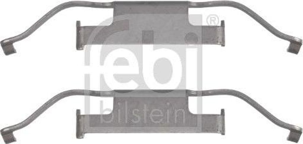 FEBI BILSTEIN 181896 Zubehörsatz, Scheibenbremsbeläge OE kompatibel mit 1er E81, 1er E88, 1er E82, 3er E36, 3er E46, 3er E90, 3er E93, 3er E92, ...