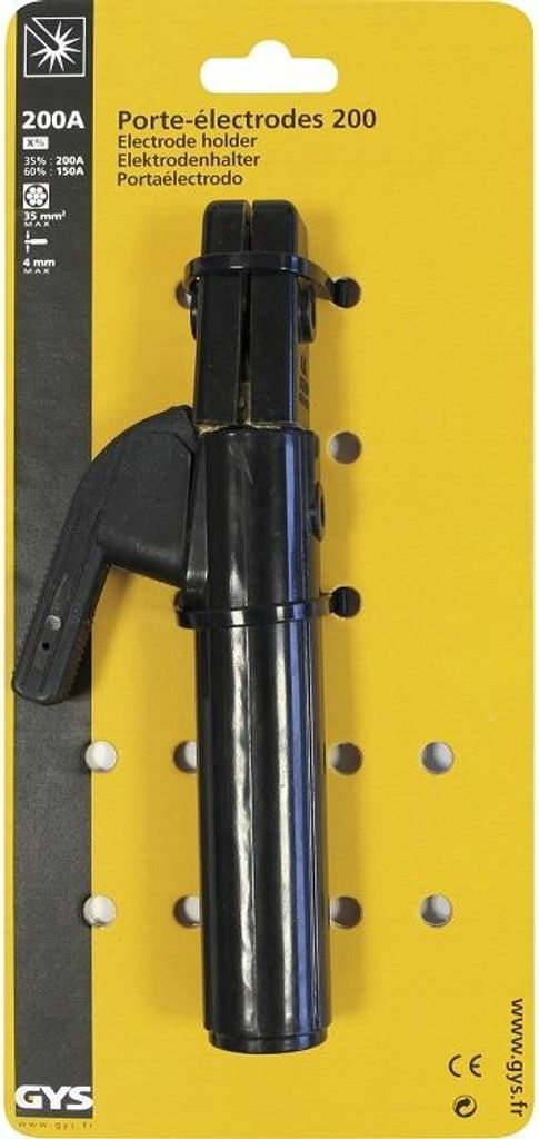 Porte-électrodes GYS Shark X200.35 (200A / 35mm²) - 043602 Image du produit 