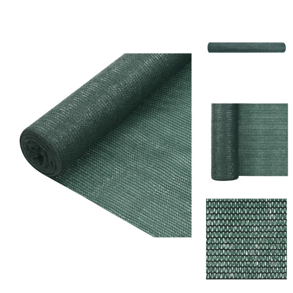 vidaXL Zaunblende Grün 1x10 m HDPE 75 g/m² - Sonnenschirme & Sonnenschutze