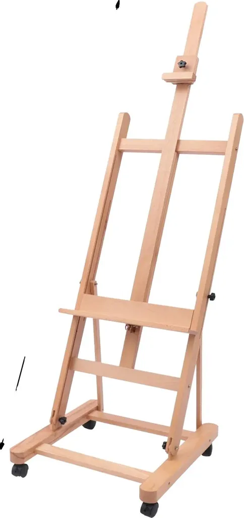Chevalet à cadre en H réglable en hauteur en bois massif stable 180cm