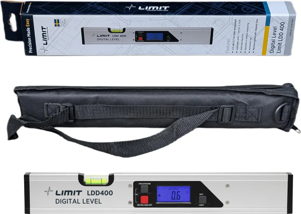 Niveau digital pour pose de charpente et menuiserie LIMIT LDD400 400mm