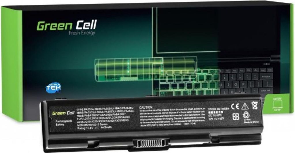 Green Cell TS01 ricambio per laptop Batteria Immagine del prodotto 