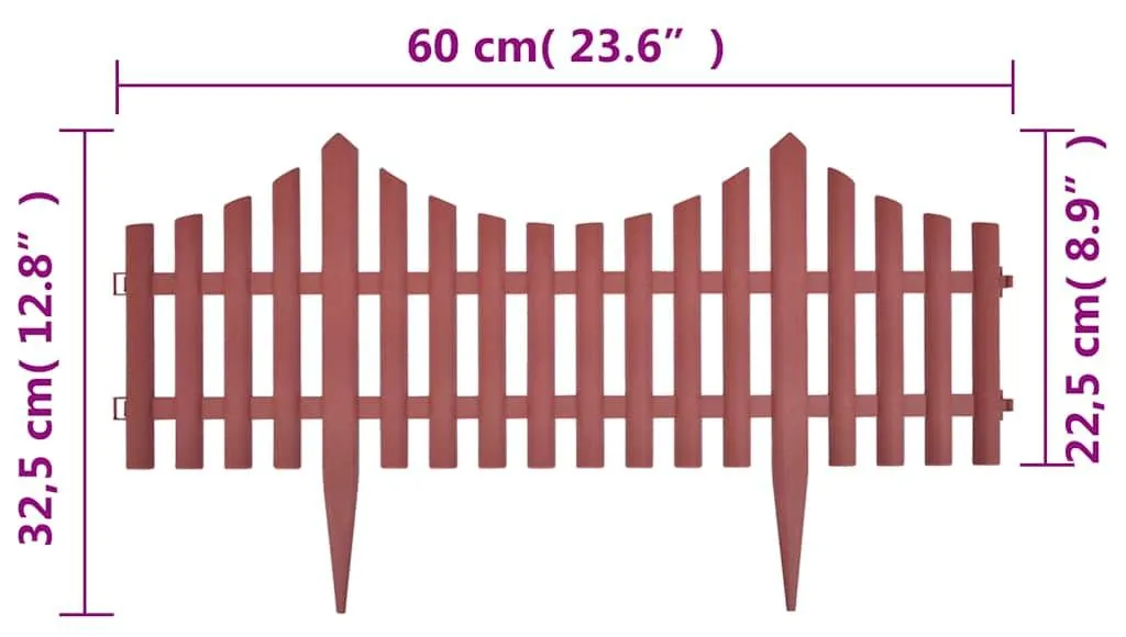 Bordure de gazon marron 10 m en PP : stop à l'envahissement du jardin - 8
