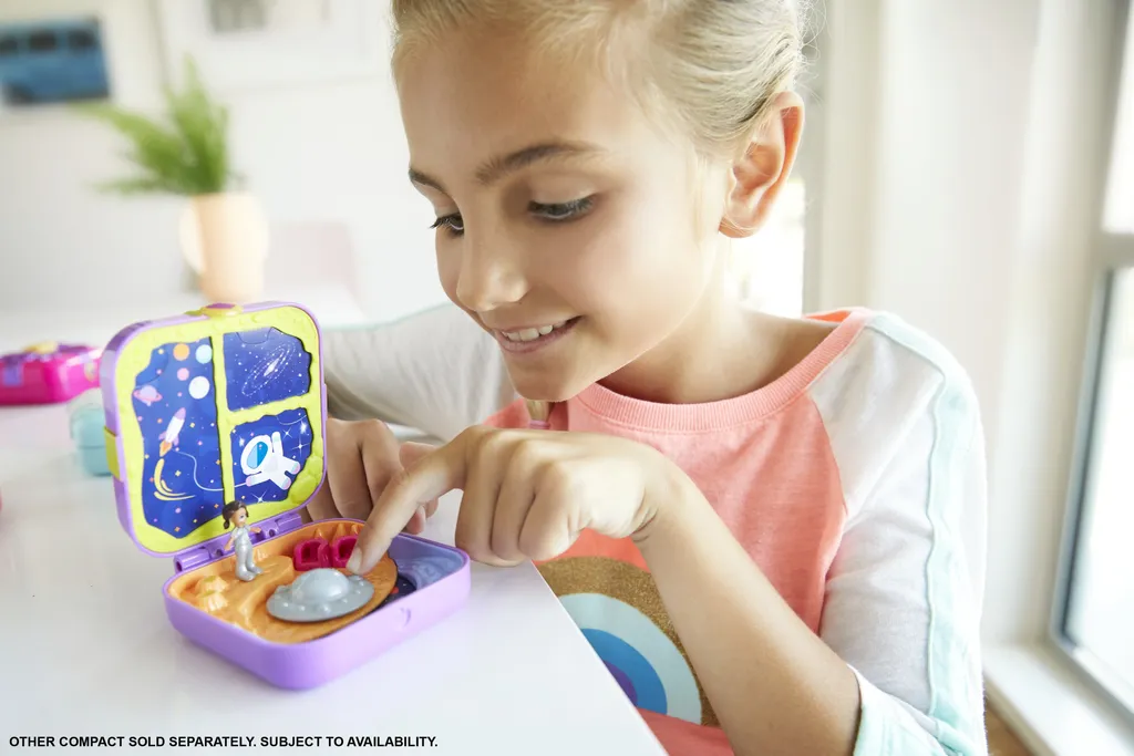 Polly Pocket Aventure Spatiale Trésors Cachés avec Surprises Intégrées - 2