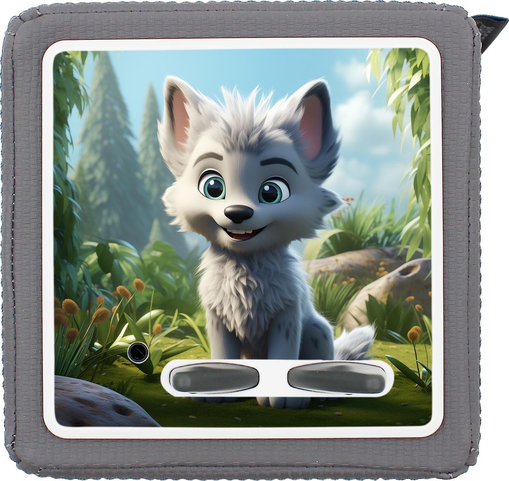 Schutzfolie kompatibel mit Toniebox 1 passgenaue Folie mit Motiv matt Zubehör selbstklebendes Schutzcover Kratzschutz für Musikbox Y031-70 Süße...