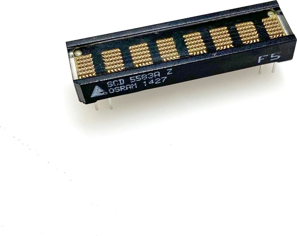 SCD5583A Serial LED Alphanumeric Grün 8 Digit 5x5 Dot Matrix Osram #715885