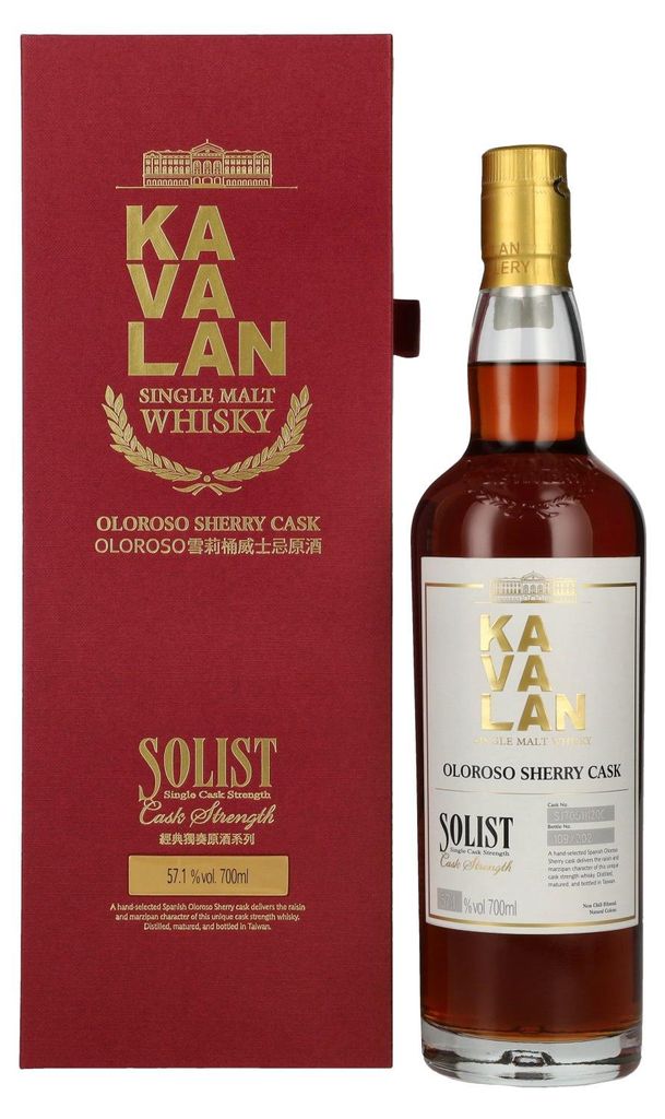 Kavalan Solist Sherry Single Malt Whisky | 58,6 % vol | 0,7 Image du produit 