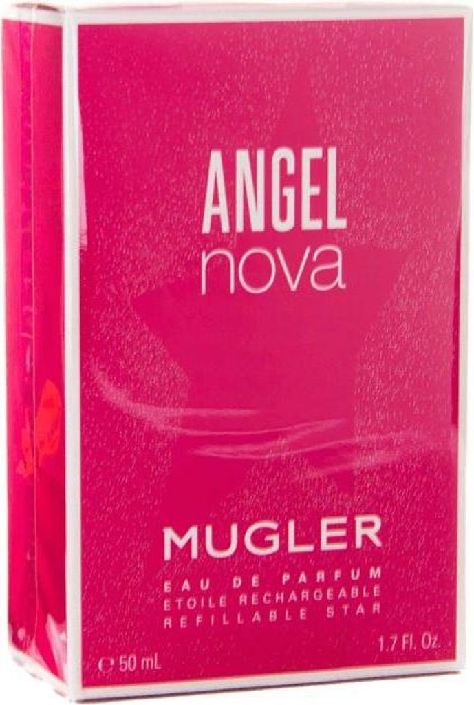 A pink box for Thierry Mugler Angel Nova Eau de Parfum.