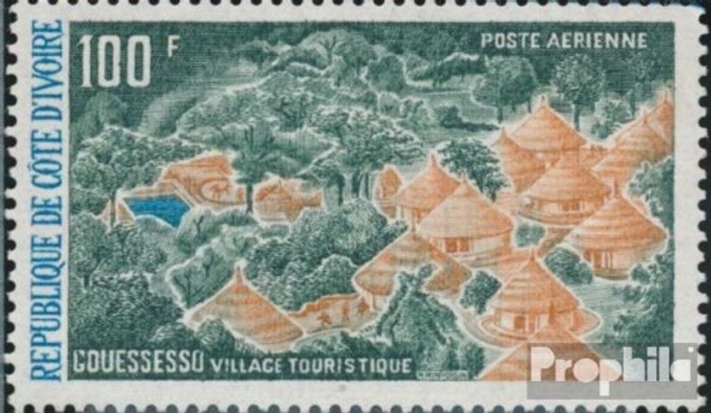 Briefmarken Elfenbeinküste 1972 Mi 411 (kompl.Ausg.) postfrisch Feriendorf Gouessesso